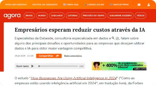 Empresários esperam reduzir custos através da IA