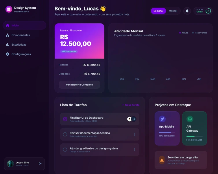 App Responsivo Completo