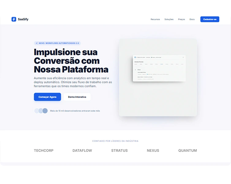 Landing Page de Alta Conversão