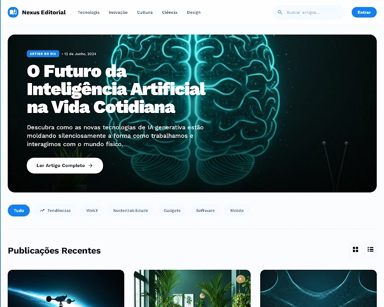 Plataforma de Conteúdo